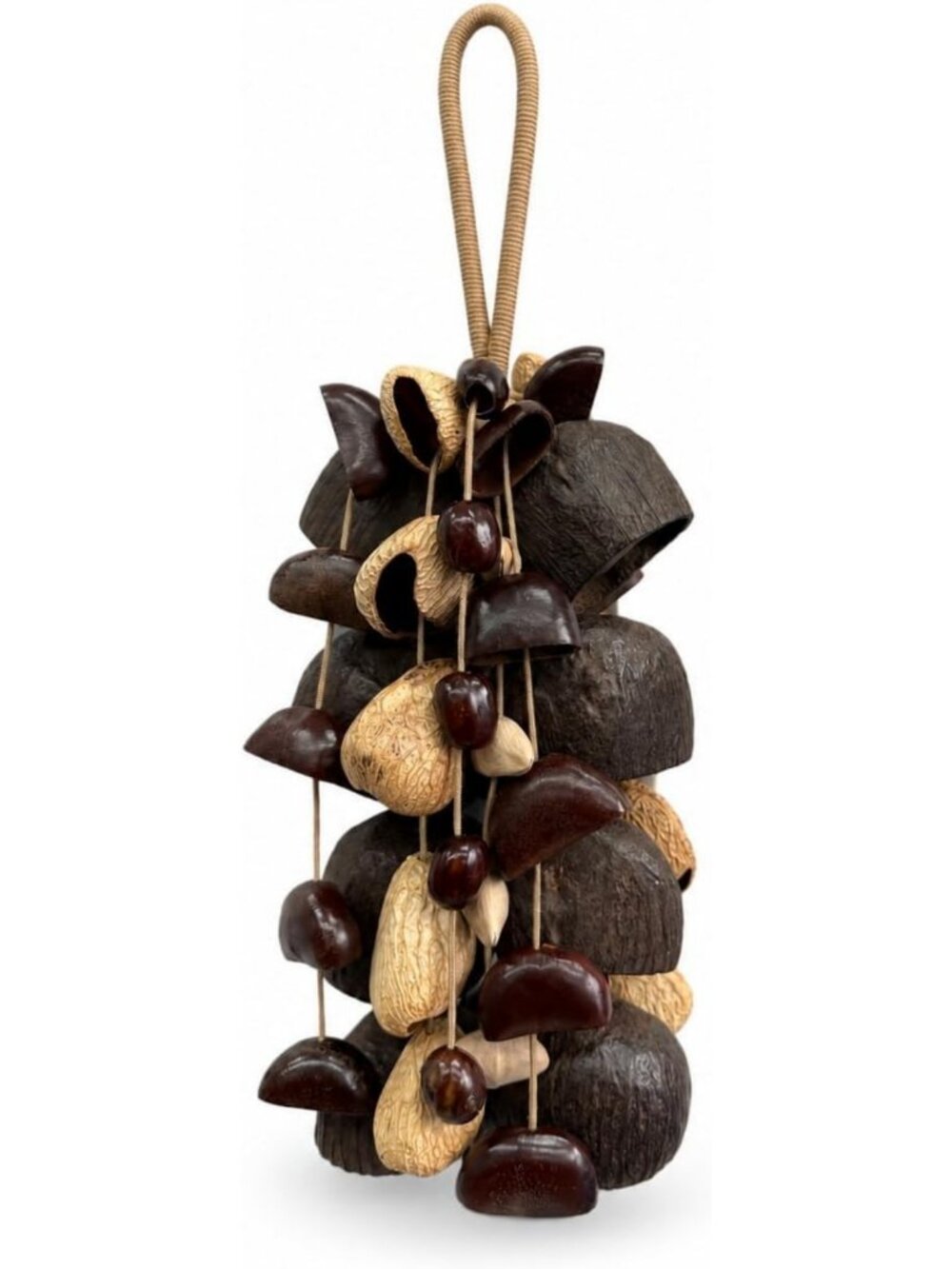 Natural Seed Shaker Rattle - Hand Percussion for Sound Healing, Meditation